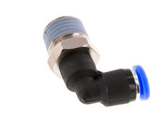 5/32'' x 1/4'' NPT 90deg Steckverschraubung mit Außengewinde Messing/PBT NBR drehbar [2 Stück]