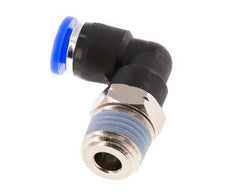1/4'' x 1/4'' NPT 90deg Elbow Push-in Fitting with Male Threads Brass/PBT NBR Rotatable [2 Pieces]