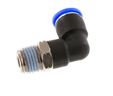 5/16'' x 1/4'' NPT 90 Grad Einsteckverschraubung mit Außengewinde Messing/PBT NBR drehbar [2 Stück]