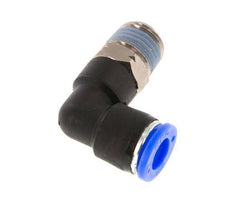 5/16'' x 1/4'' NPT 90 Grad Einsteckverschraubung mit Außengewinde Messing/PBT NBR drehbar [2 Stück]