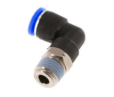 5/16'' x 1/4'' NPT 90deg Elbow Push-in Fitting with Male Threads Brass/PBT NBR Rotatable [2 Pieces]