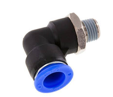 1/2'' x 1/4'' NPT 90deg Ellbogen-Steckverschraubung mit Außengewinde Messing/PBT NBR drehbar [2 Stück]