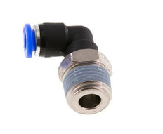 1/4'' x 3/8'' NPT 90-Grad-Winkel-Steckverschraubung mit Außengewinde Messing/PBT NBR drehbar [2 Stück]
