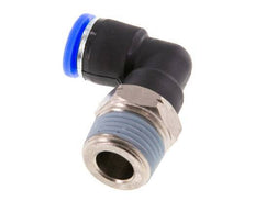 5/16'' x 3/8'' NPT 90-Grad-Steckverschraubung mit Außengewinde Messing/PBT NBR drehbar [2 Stück]