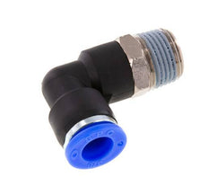 3/8'' x 3/8'' NPT 90-Grad-Steckverschraubung mit Außengewinde Messing/PBT NBR drehbar [2 Stück]