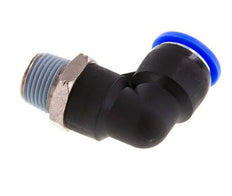 1/2'' x 3/8'' NPT 90 Grad Einsteckverschraubung mit Außengewinde Messing/PBT NBR drehbar [2 Stück]