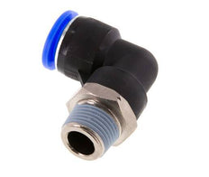 1/2'' x 3/8'' NPT 90 Grad Einsteckverschraubung mit Außengewinde Messing/PBT NBR drehbar [2 Stück]