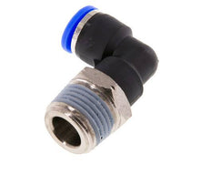 3/8'' x 1/2'' NPT 90 Grad Einsteckverschraubung mit Außengewinde Messing/PBT NBR drehbar [2 Stück]