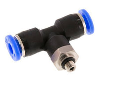 3/16'' x UNF 10-32 Inline T-Steckverschraubung Messing/PBT NBR drehbar [2 Stück]