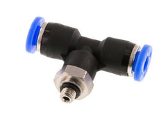 3/16'' x UNF 10-32 Inline T-Steckverschraubung Messing/PBT NBR drehbar [2 Stück]