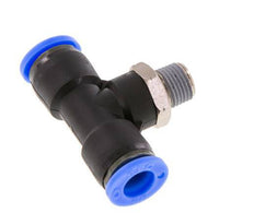 5/16'' x 1/8'' NPT Inline T-Steckverschraubung mit Außengewinde Messing/PBT NBR drehbar [2 Stück]
