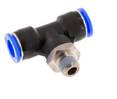 1/2'' x 1/4'' NPT Inline-T-Stück Einsteckverschraubung mit Außengewinde Messing/PBT NBR drehbar
