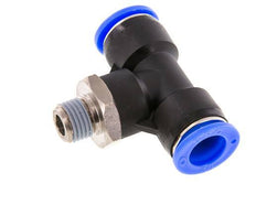 1/2'' x 1/4'' NPT Inline-T-Stück Einsteckverschraubung mit Außengewinde Messing/PBT NBR drehbar