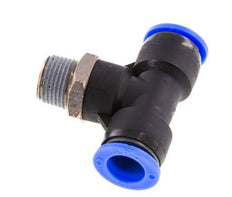 1/2'' x 3/8'' NPT Inline-T-Stück Steckverschraubung mit Außengewinde Messing/PBT NBR drehbar