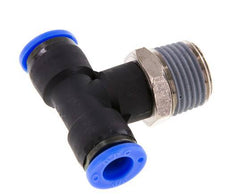 3/8'' x 1/2'' NPT Inline-T-Stück Steckverschraubung mit Außengewinde Messing/PBT NBR drehbar