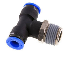 3/8'' x 1/2'' NPT Inline-T-Stück Steckverschraubung mit Außengewinde Messing/PBT NBR drehbar
