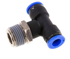 3/8'' x 1/2'' NPT Inline-T-Stück Steckverschraubung mit Außengewinde Messing/PBT NBR drehbar