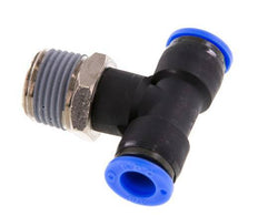3/8'' x 1/2'' NPT Inline-T-Stück Steckverschraubung mit Außengewinde Messing/PBT NBR drehbar