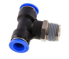 1/2'' x 1/2'' NPT Inline-T-Stück Einsteckverschraubung mit Außengewinde Messing/PBT NBR drehbar