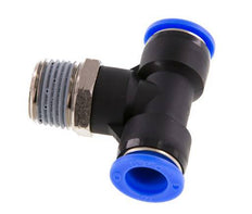 1/2'' x 1/2'' NPT Inline-T-Stück Einsteckverschraubung mit Außengewinde Messing/PBT NBR drehbar