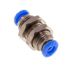 1/8''-Steckverschraubung Messing/PBT NBR Bulkhead [2 Stück]