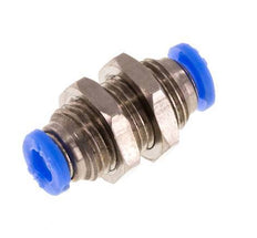 1/8''-Steckverschraubung Messing/PBT NBR Bulkhead [2 Stück]