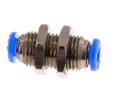 1/8''-Steckverschraubung Messing/PBT NBR Bulkhead [2 Stück]