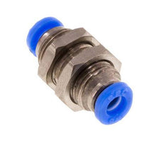 1/8''-Steckverschraubung Messing/PBT NBR Bulkhead [2 Stück]