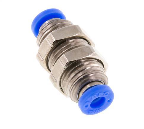 5/32'' Steckverschraubung Messing/PBT NBR Bulkhead [2 Stück]