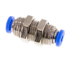 5/32'' Steckverschraubung Messing/PBT NBR Bulkhead [2 Stück]