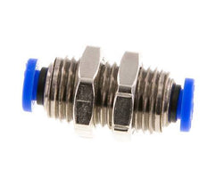 3/16''-Steckverschraubung Messing/PBT NBR Bulkhead [2 Stück]