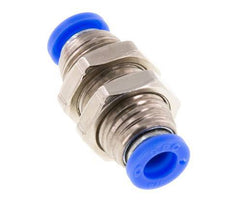 1/4'' Steckverschraubung Messing/PBT NBR Bulkhead [2 Stück]