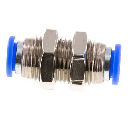 5/16'' Steckverschraubung Messing/PBT NBR Bulkhead [2 Stück]