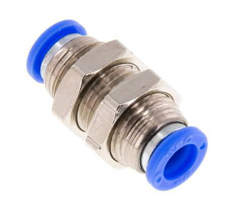 5/16'' Steckverschraubung Messing/PBT NBR Bulkhead [2 Stück]