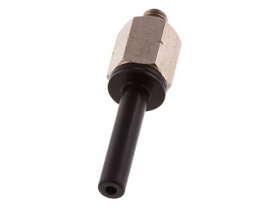 3/16'' x UNF 10-32 Steckfitting Messing/PBT NBR [2 Stück]