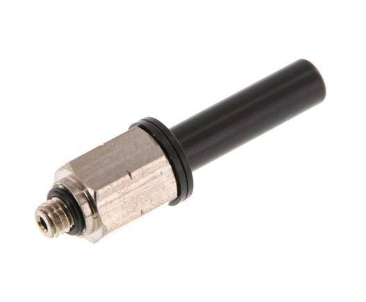 1/4'' x UNF 10-32 Steckverschraubung Messing/PBT NBR [2 Stück]