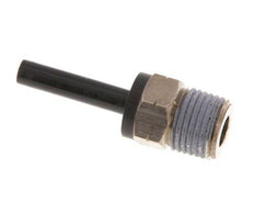 5/32'' x 1/8'' NPT Plug-in Fitting with Male Threads Brass/PBT NBR [2 Pieces]