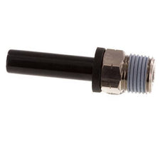 1/4'' x 1/8'' NPT Plug-in Fitting with Male Threads Brass/PBT NBR [2 Pieces]