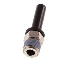 1/4'' x 1/8'' NPT Steckverschraubung mit Außengewinde Messing/PBT NBR [2 Stück]