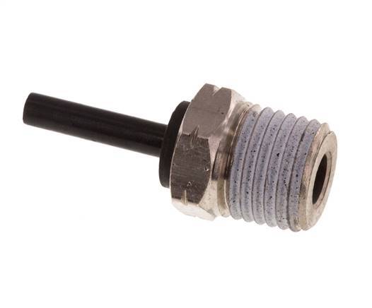 5/32'' x 1/4'' NPT Steckverschraubung mit Außengewinde Messing/PBT NBR [2 Stück]