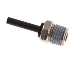 3/16'' x 1/4'' NPT Steckverschraubung mit Außengewinde Messing/PBT NBR [2 Stück]