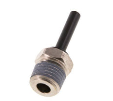 3/16'' x 1/4'' NPT Steckverschraubung mit Außengewinde Messing/PBT NBR [2 Stück]
