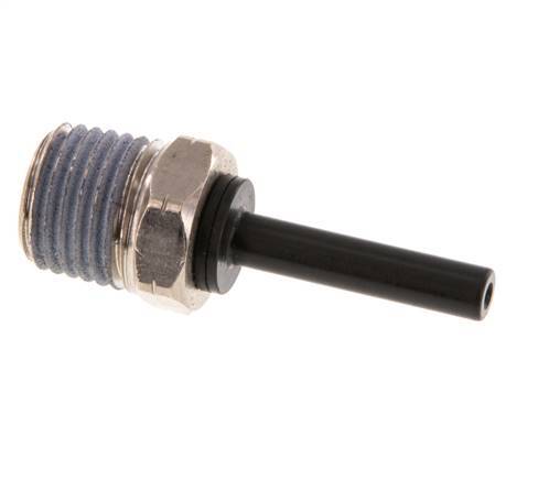 3/16'' x 1/4'' NPT Steckverschraubung mit Außengewinde Messing/PBT NBR [2 Stück]