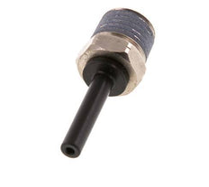 3/16'' x 1/4'' NPT Steckverschraubung mit Außengewinde Messing/PBT NBR [2 Stück]
