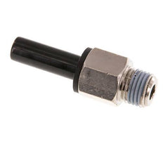 3/8'' x 1/4'' NPT Steckverschraubung mit Außengewinde Messing/PBT NBR [2 Stück]