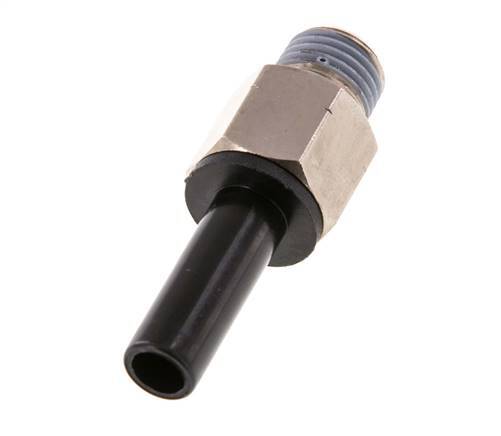 3/8'' x 1/4'' NPT Steckverschraubung mit Außengewinde Messing/PBT NBR [2 Stück]