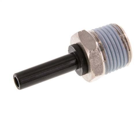 1/4'' x 3/8'' NPT Plug-in Fitting with Male Threads Brass/PBT NBR [2 Pieces]