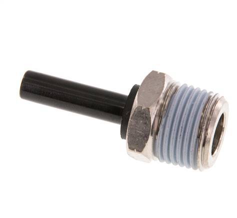 1/4'' x 3/8'' NPT Steckverschraubung mit Außengewinde Messing/PBT NBR [2 Stück]