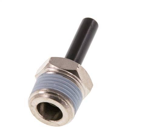 1/4'' x 3/8'' NPT Steckverschraubung mit Außengewinde Messing/PBT NBR [2 Stück]