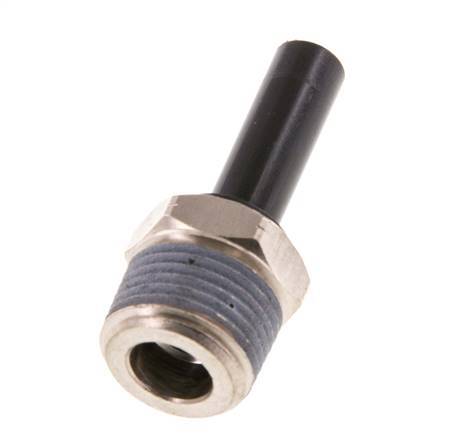 5/16'' x 3/8'' NPT Steckverschraubung mit Außengewinde Messing/PBT NBR [2 Stück]